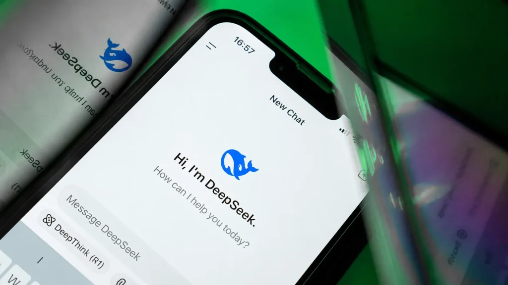 interfaz de la aplicación DeepSeek ai