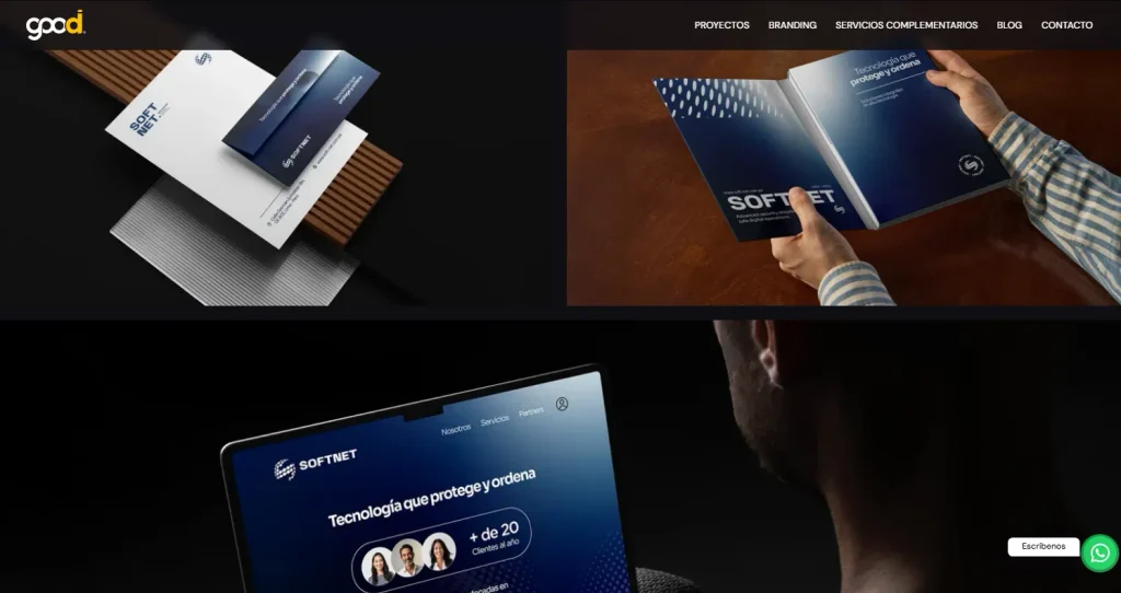 Good Aidia, agencia de branding, proyecto SOFNET